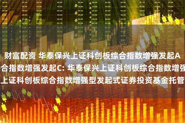 财富配资 华泰保兴上证科创板综合指数增强发起A,华泰保兴上证科创板综合指数增强发起C: 华泰保兴上证科创板综合指数增强型发起式证券投资基金托管协议